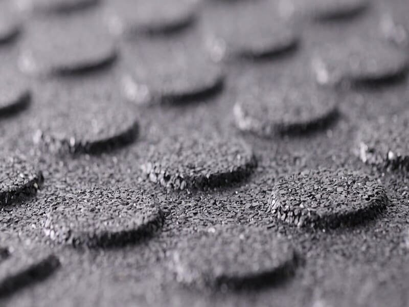 testing rubber flooring density and hardness